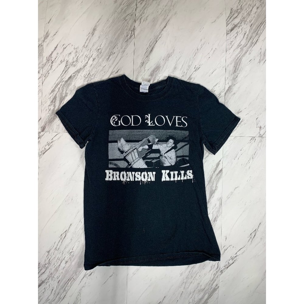 God Loves-Bronson Kills Tee